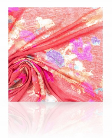 Палантин Женский W-BRUSHFL/PINK